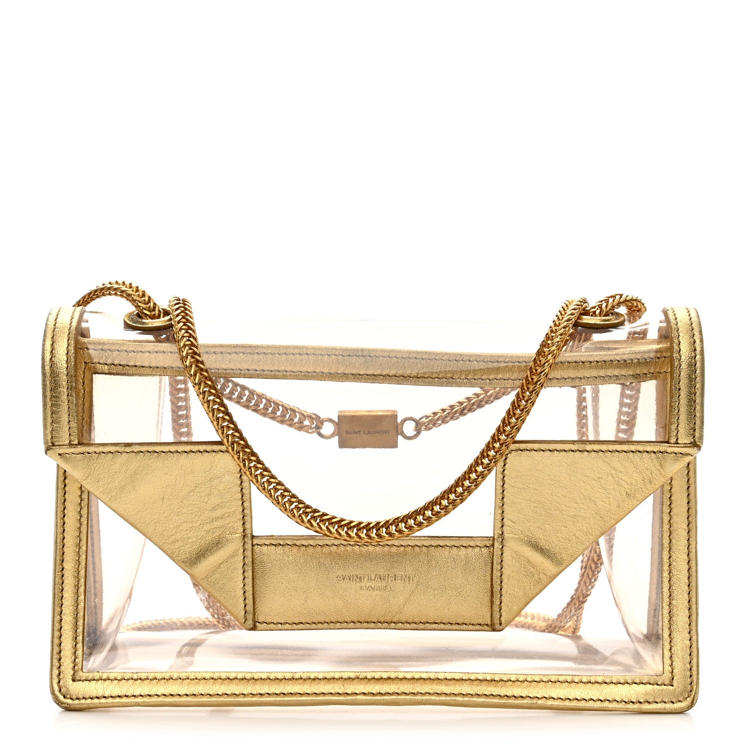 Saint Laurent Vinyl Mini Betty Gold 1 of 13