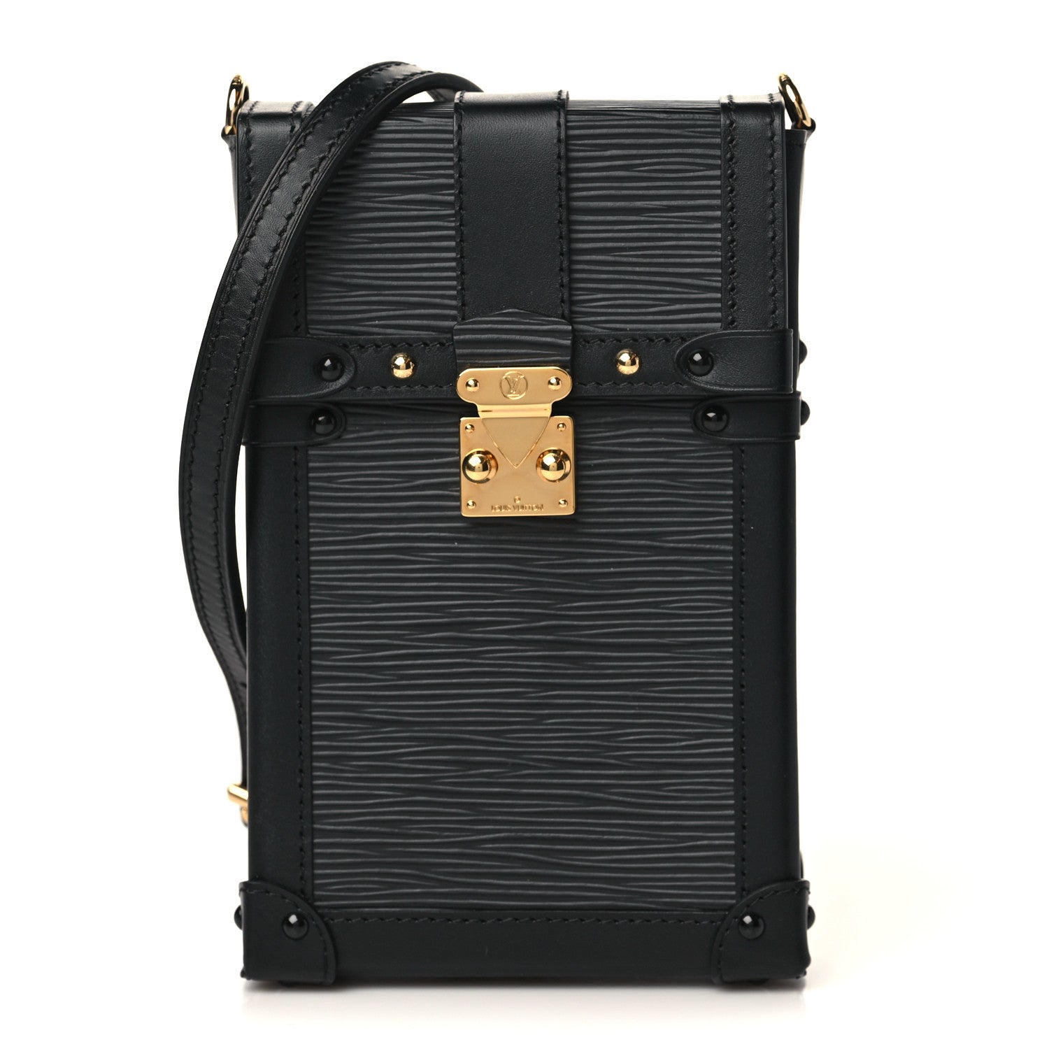 Louis Vuitton Epi Pochette Trunk Verticale Black 1 of 8