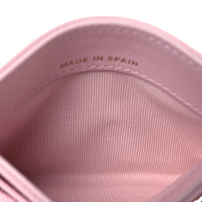 Chanel Caviar Quilted Card Holder Light Pink 5 of 9
