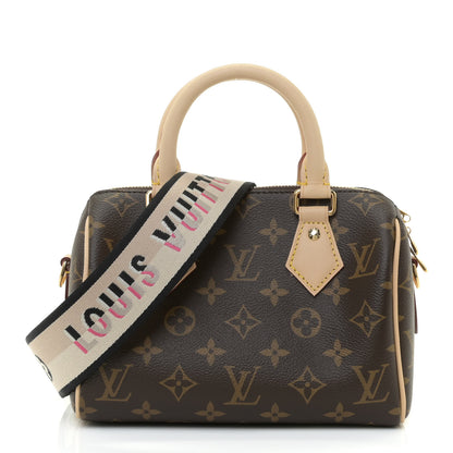 Louis Vuitton Monogram Speedy Bandouliere 20 Black 1 of 9