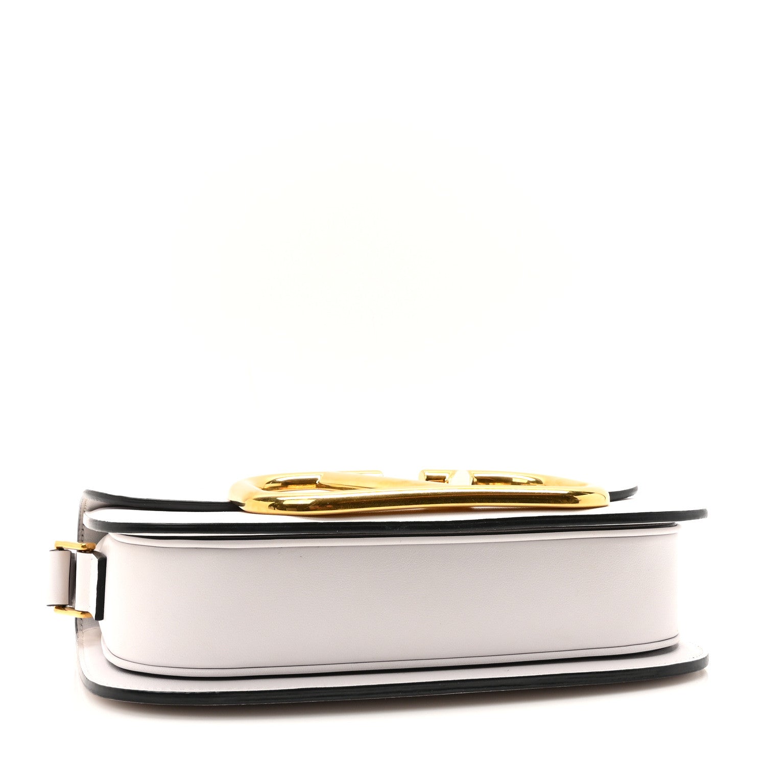 Valentino Garavani Smooth Calfskin Supervee Shoulder Bag Optic White 4 of 9