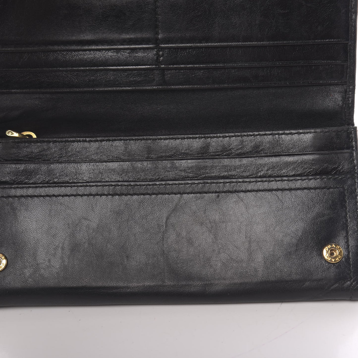 Vitello Phenix Continental Flap Wallet Black