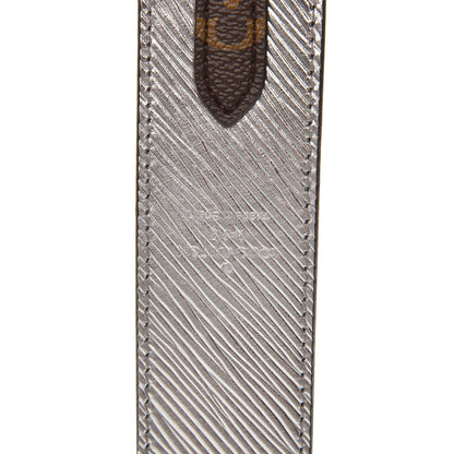 Louis Vuitton Epi Monogram Bandouliere Shoulder Strap Silver 2 of 5