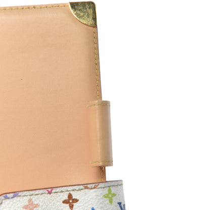 Louis Vuitton Monogram Multicolor Large Ring Agenda Cover White 11 of 14