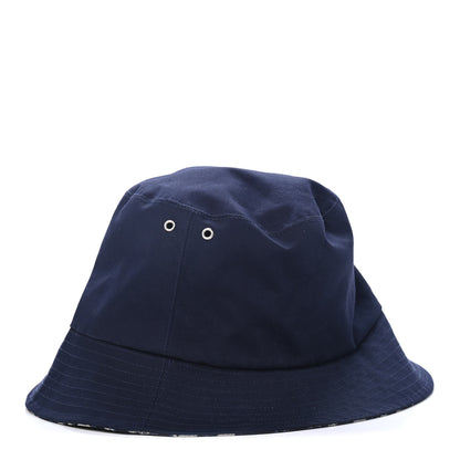 Christian Dior Oblique Reversible Teddy-D Brim Bucket Hat 57 Blue 1 of 8