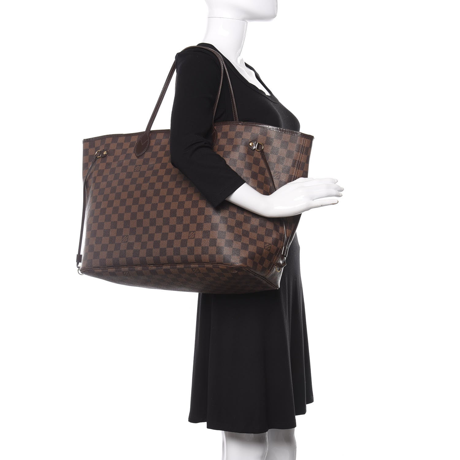 Louis Vuitton Damier Ebene Neverfull GM 2 of 15