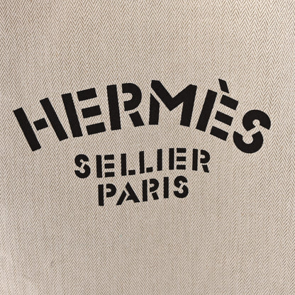 Hermes Canvas Swift Aline Grooming Bag Gold 6 of 12