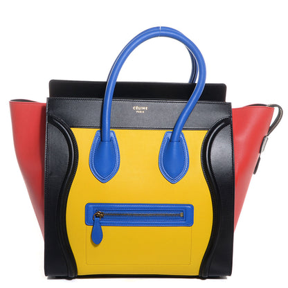 Celine Smooth Calfskin Mini Tri-Color Luggage Sunflower 1 of 9