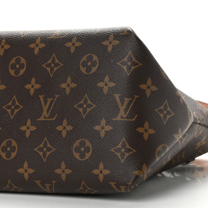 Louis Vuitton Monogram Beaubourg Hobo Mini Bordeaux Red Peach Safran Blue Jean Blue 8 of 8