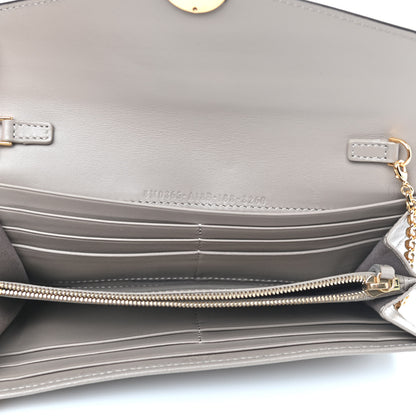 Fendi Vitello Cruise F is Fendi Continental Envelope Wallet on Chain Tortora 5 of 9