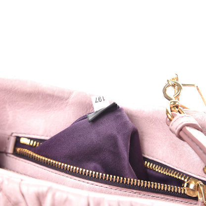 Miu Miu Nappa Matelasse Top Handle Satchel Mughetto 8 of 12