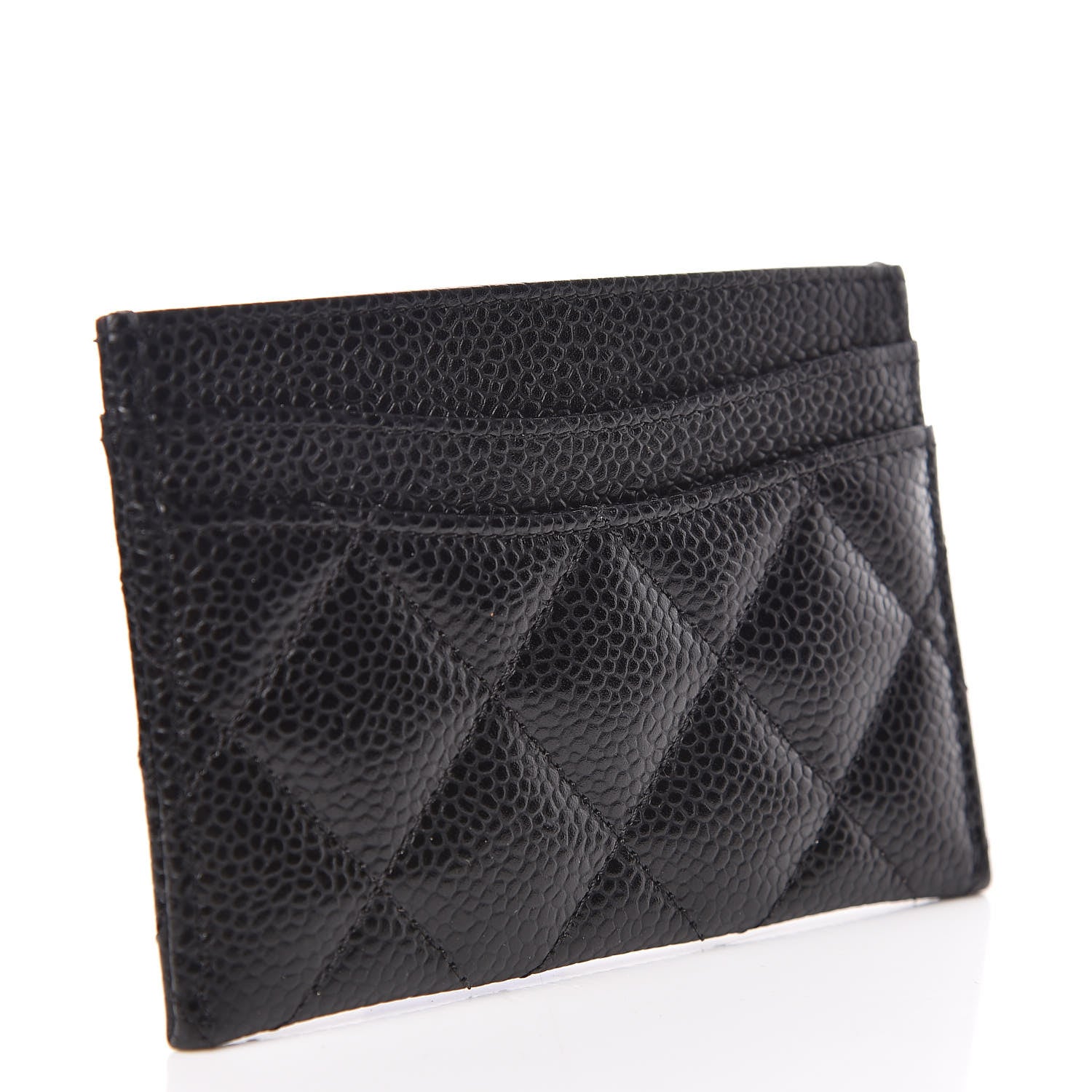 Chanel Caviar Quilted Card Holder Black 3 of 9