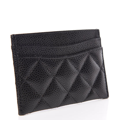Chanel Caviar Quilted Card Holder Black 3 of 9