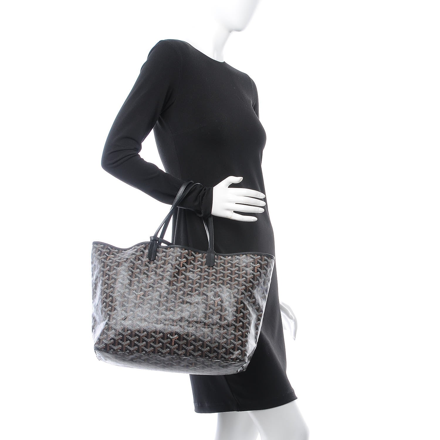 Goyard Goyardine Saint Louis PM Black 2 of 8