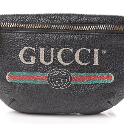 Gucci Grained Calfskin Small Logo Belt Bag Black 11 of 11