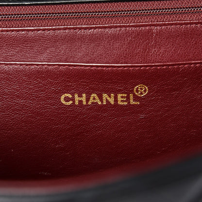 Chanel Lambskin Quilted XL Jumbo Single Flap Black 6 of 10