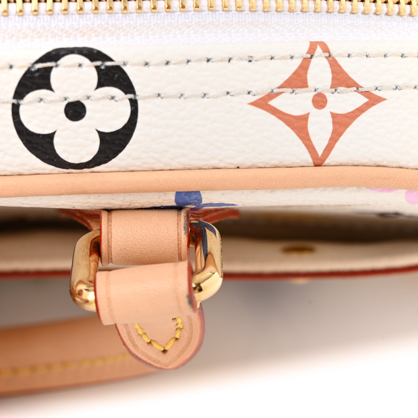 LV x TM Monogram Multicolor East West White