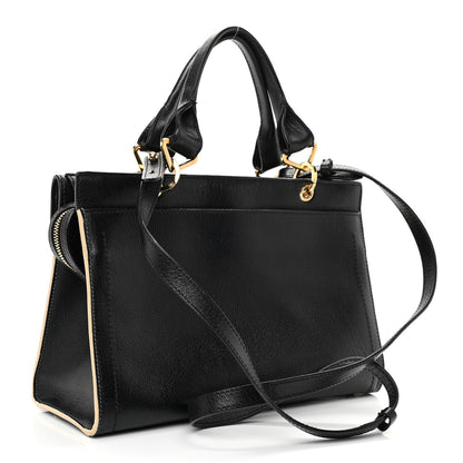 Marc Jacobs Textured Calfskin Satchel Black 3 of 10