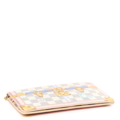 Louis Vuitton Damier Azur Summer Trunks Pochette Weekend 4 of 7