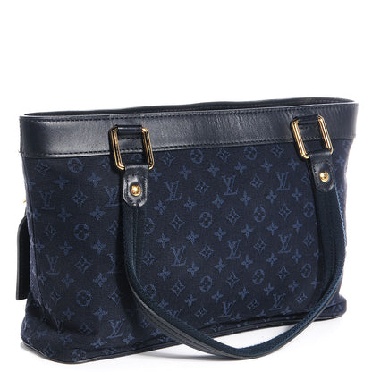 Louis Vuitton Mini Monogram Lucille PM Blue 3 of 7