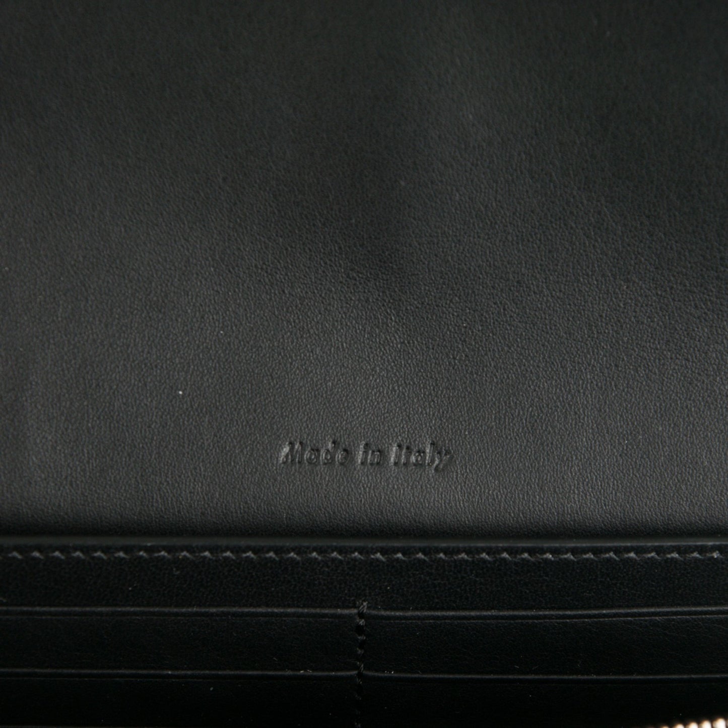 Grained Calfskin Large Trotteur Multifunction Flap Wallet Black