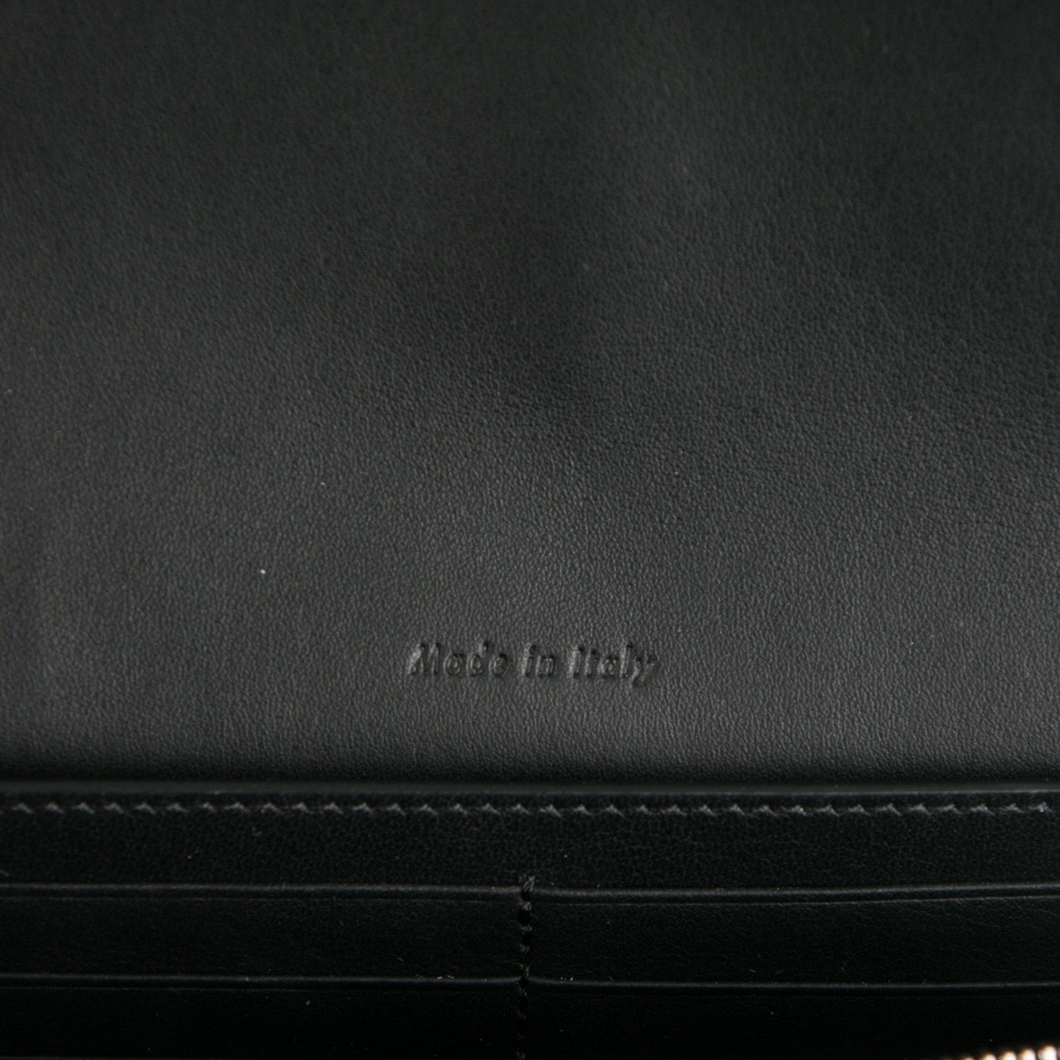 Celine Grained Calfskin Large Trotteur Multifunction Flap Wallet Black 6 of 8