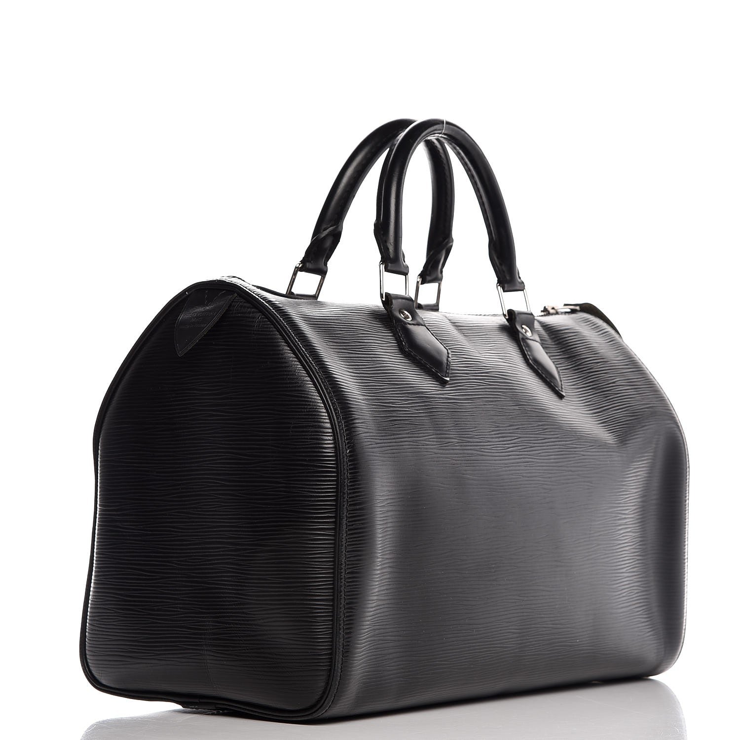 Louis Vuitton Epi Speedy 30 Black 3 of 9