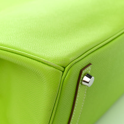 Hermes Epsom Candy Birkin 30 Kiwi Lichen 11 of 19