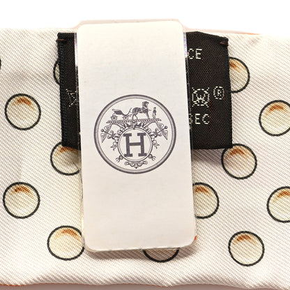 Hermes Silk Grand Tralala Twilly Creme Roux Corail 4 of 4