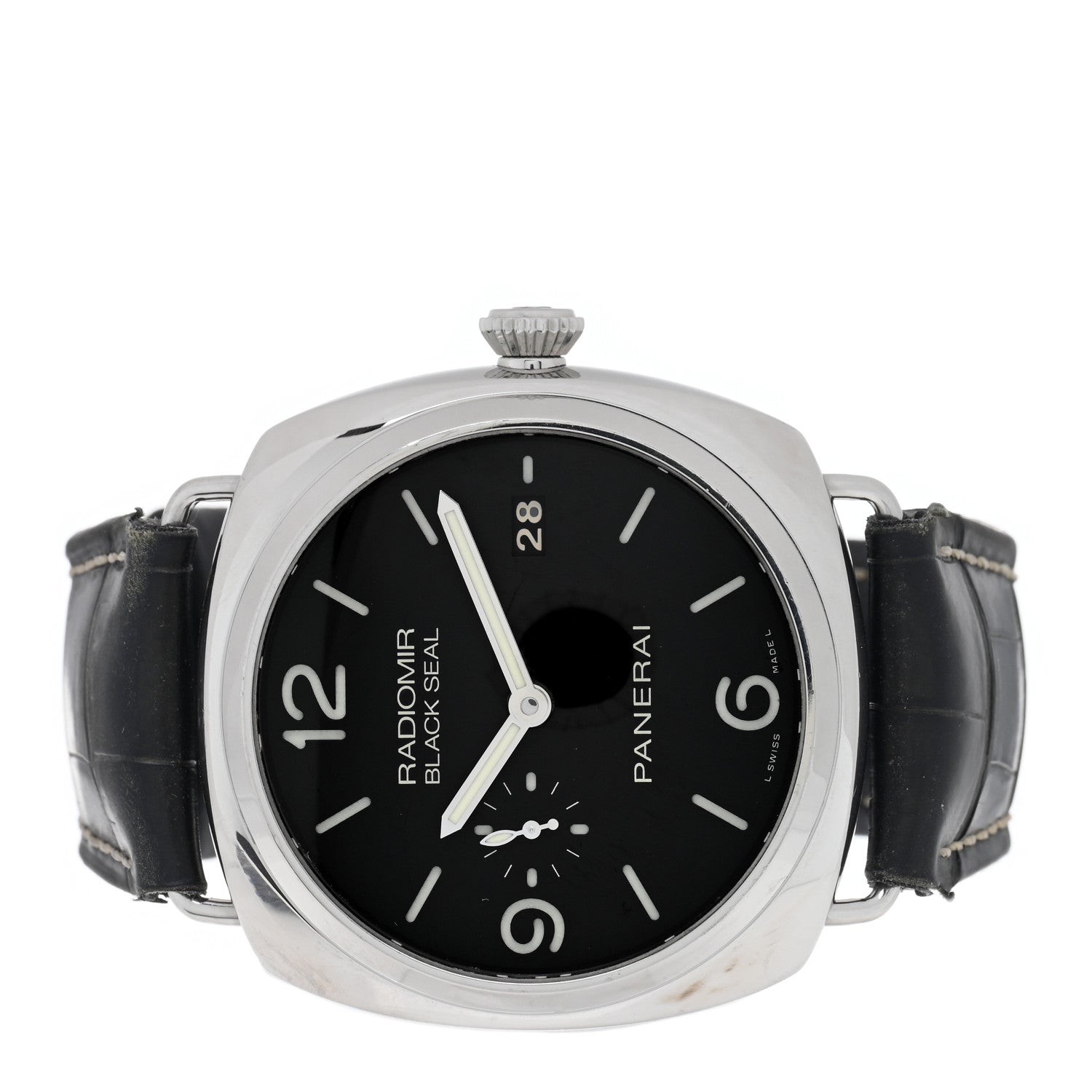 Panerai Stainless Steel Alligator 45mm Radiomir Black Seal 3 Days Automatic Watch Black PAM00388 2 of 4