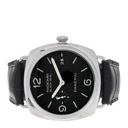 Panerai Stainless Steel Alligator 45mm Radiomir Black Seal 3 Days Automatic Watch Black PAM00388 2 of 4