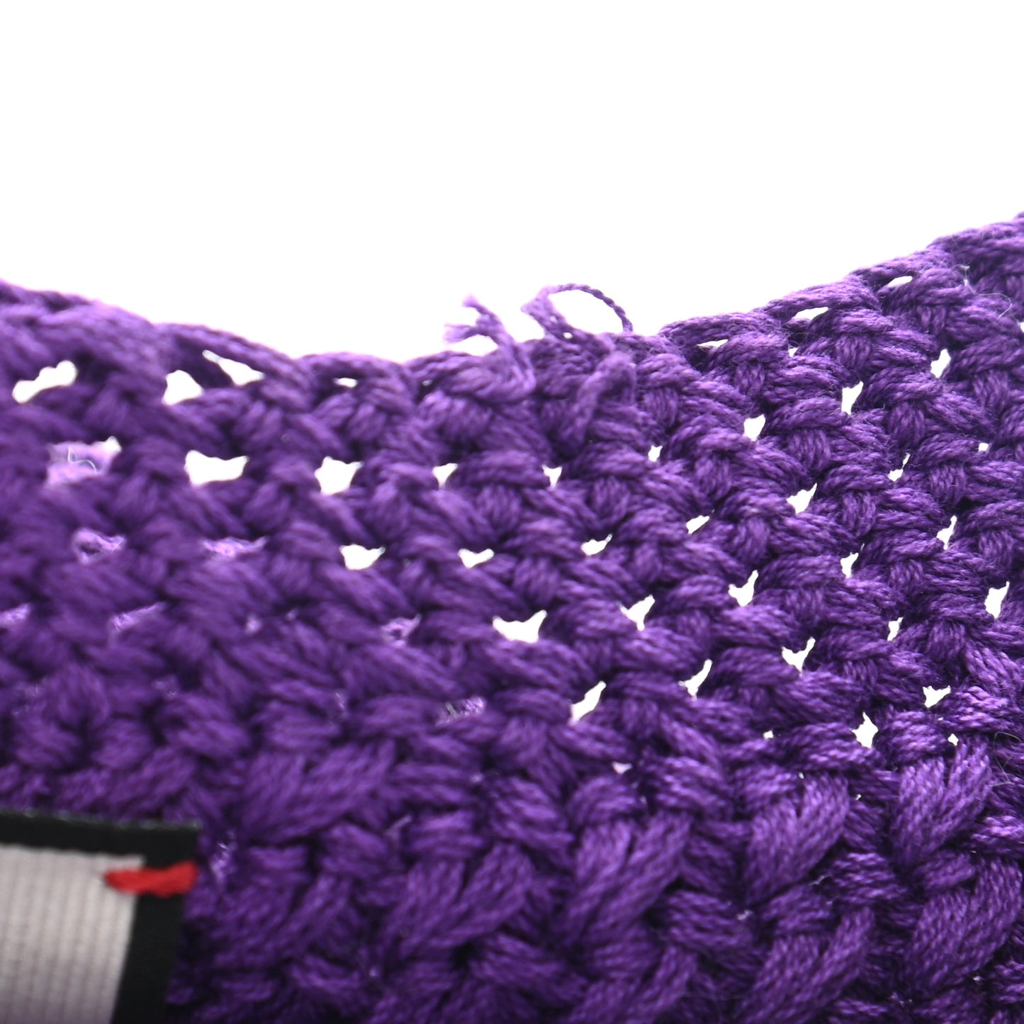 Cotton Clodette Tricot Knit Beret Hat M Purple