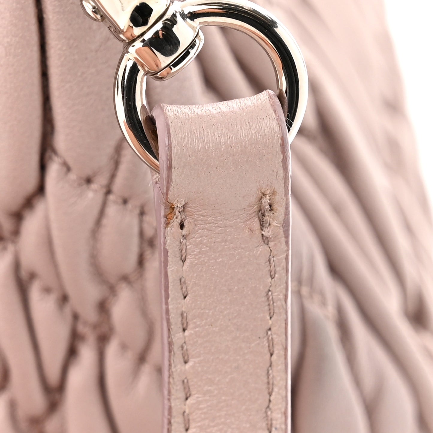 Nappa Matelasse Crystal Crossbody Clutch Cammeo