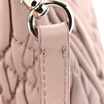 Miu Miu Nappa Matelasse Crystal Crossbody Clutch Cammeo 12 of 13