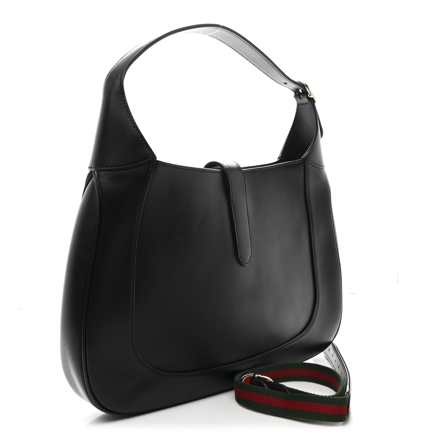 Gucci Boarded Dyana Lux Calfskin Medium Jackie 1961 Hobo Black 3 of 10