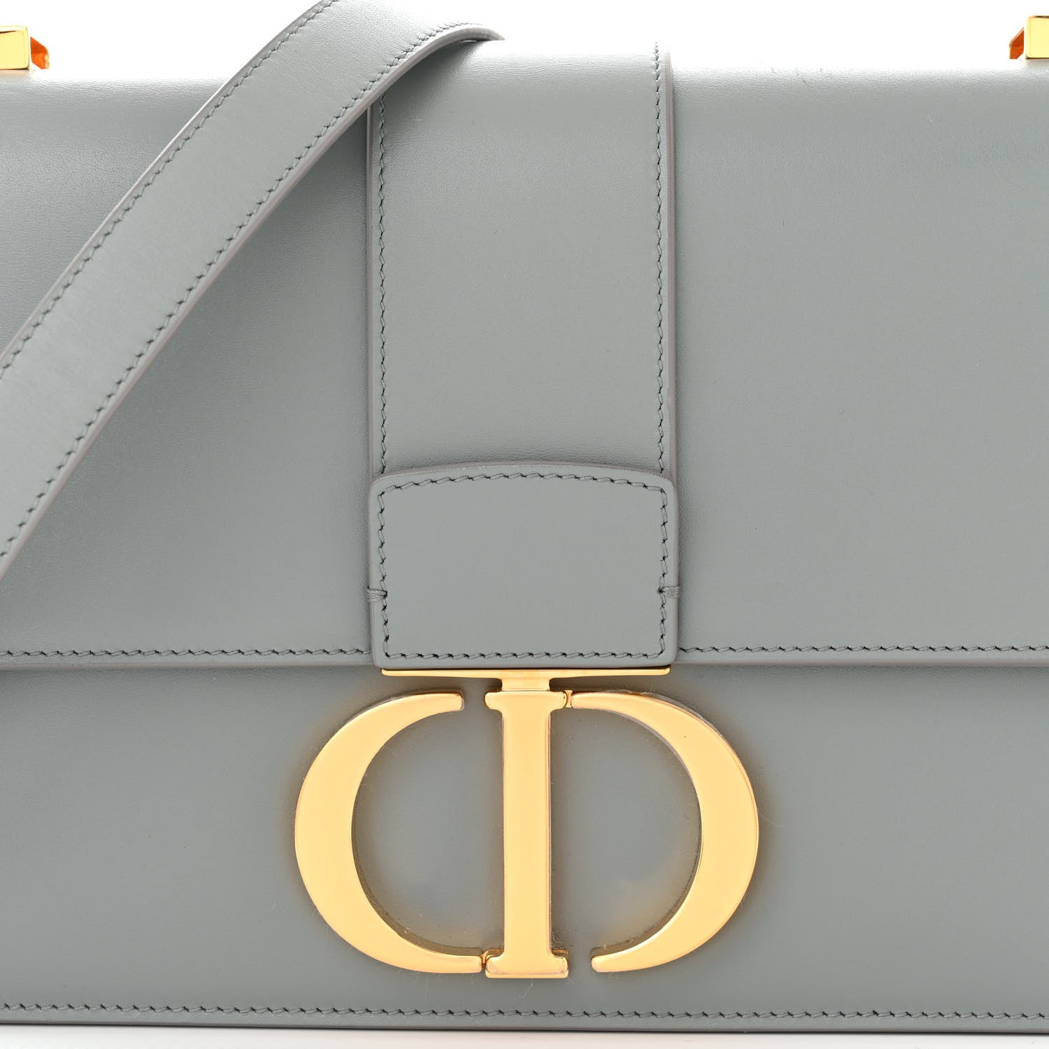 Christian Dior Smooth Calfskin 30 Montaigne Flap Bag Gray 8 of 10