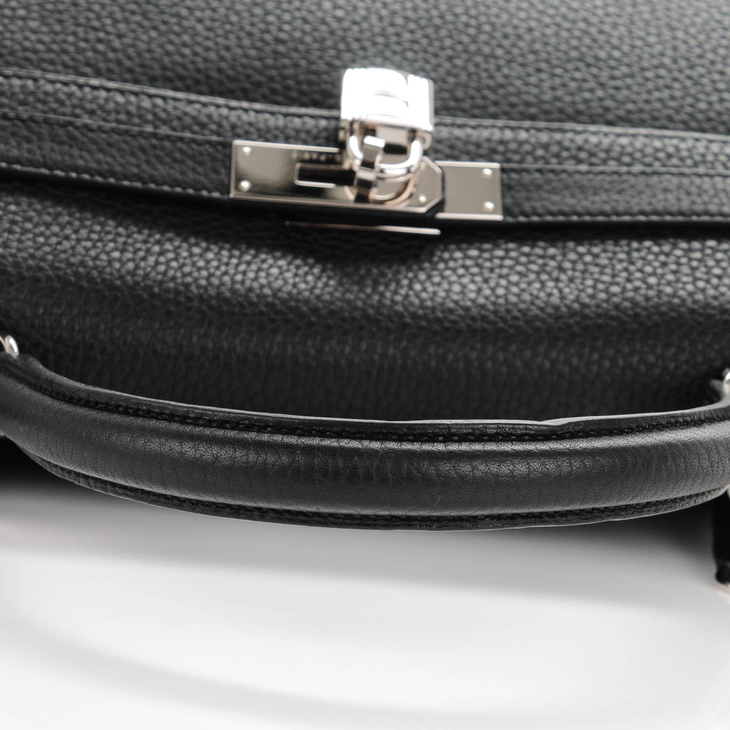 Hermes Taurillon Clemence Kelly Retourne 35 Black 12 of 23