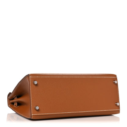 Hermes Epsom Kelly Sellier 28 Gold 5 of 38