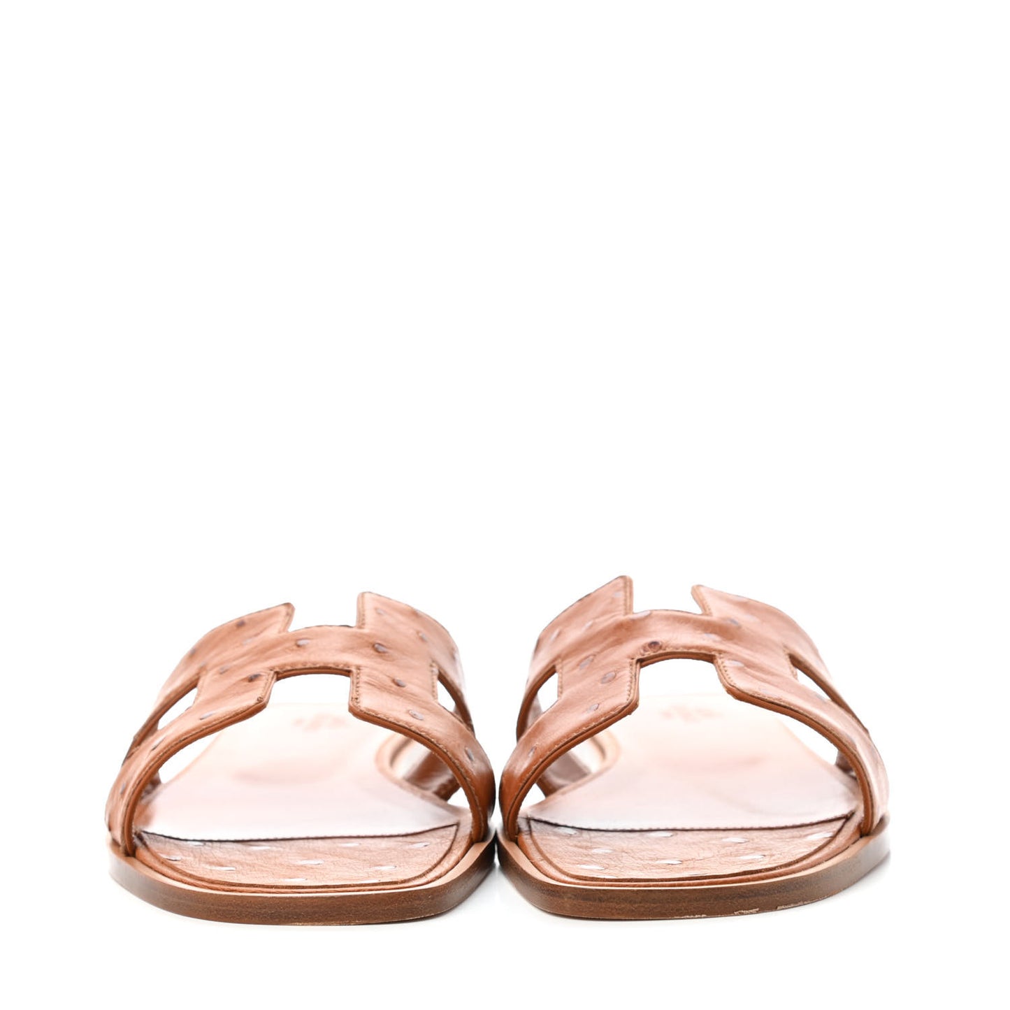 Ostrich Oran Sandals 39 Marron