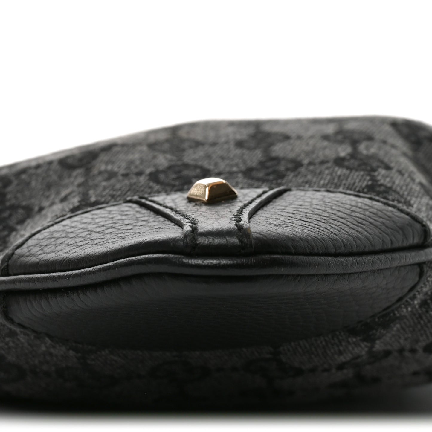 Monogram Flat Messenger Bag Black
