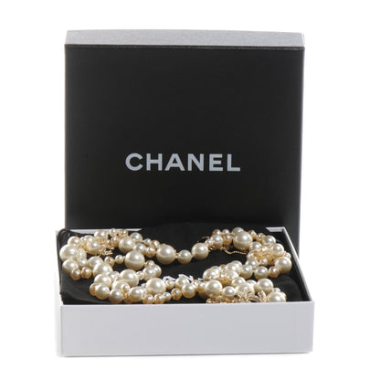 Chanel Pearl CC Long Necklace Gold 6 of 6