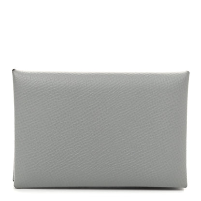Hermes Epsom Verso Calvi Card Case Bleu Glacier Bleu Brighton 1 of 8