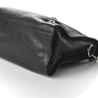 Balenciaga Chevre Silver Metallic Edge Hardware City Black 8 of 11