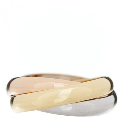 Cartier 18K Pink Yellow White Gold Classic Trinity Ring 54 6.75 3 of 6