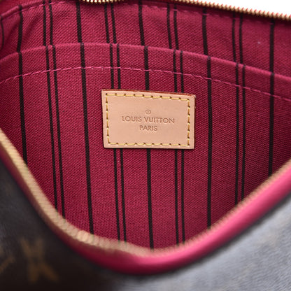 Louis Vuitton Monogram Neverfull MM GM Pochette Pivoine 6 of 10