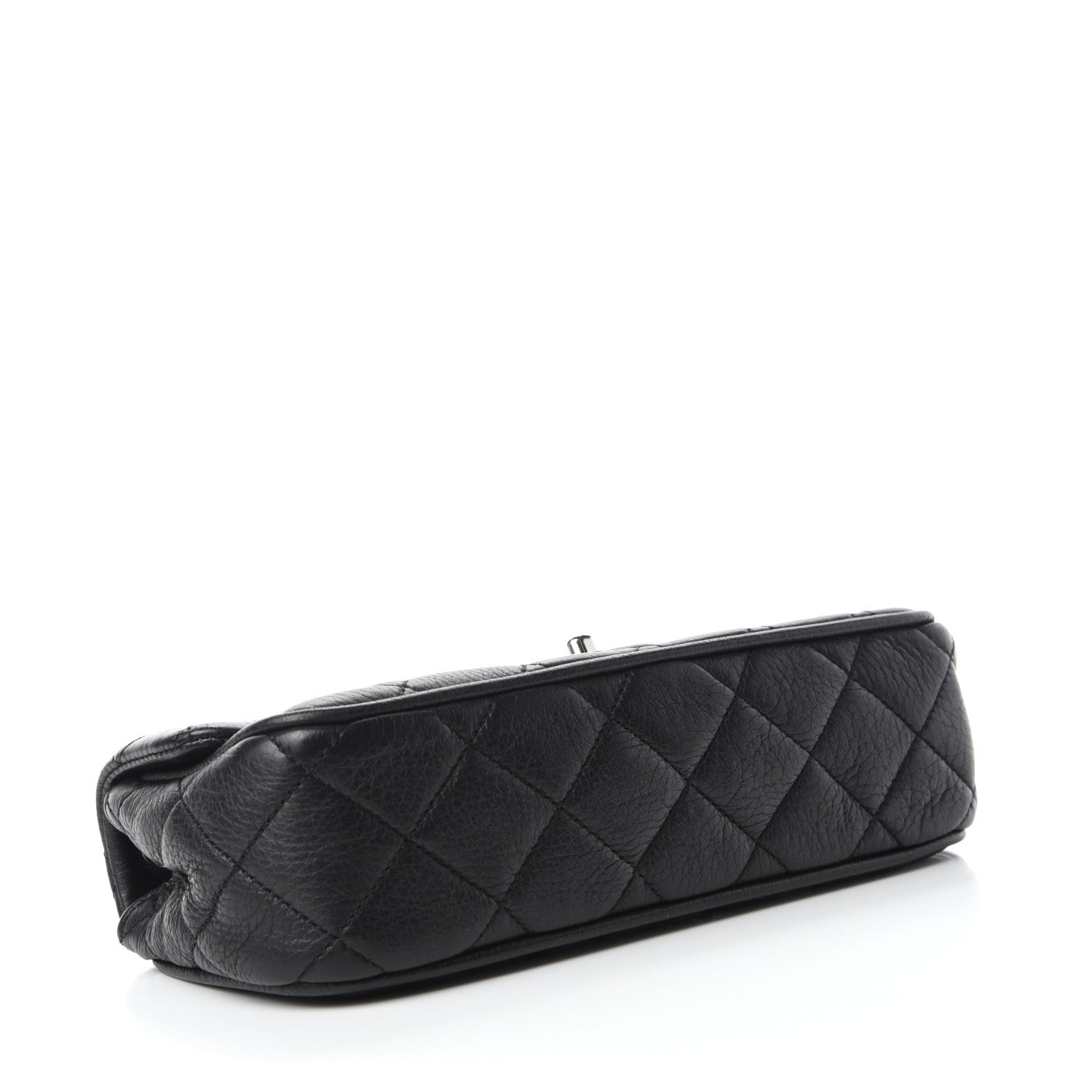 Chanel Deerskin Quilted East West Flap Black 4 of 10