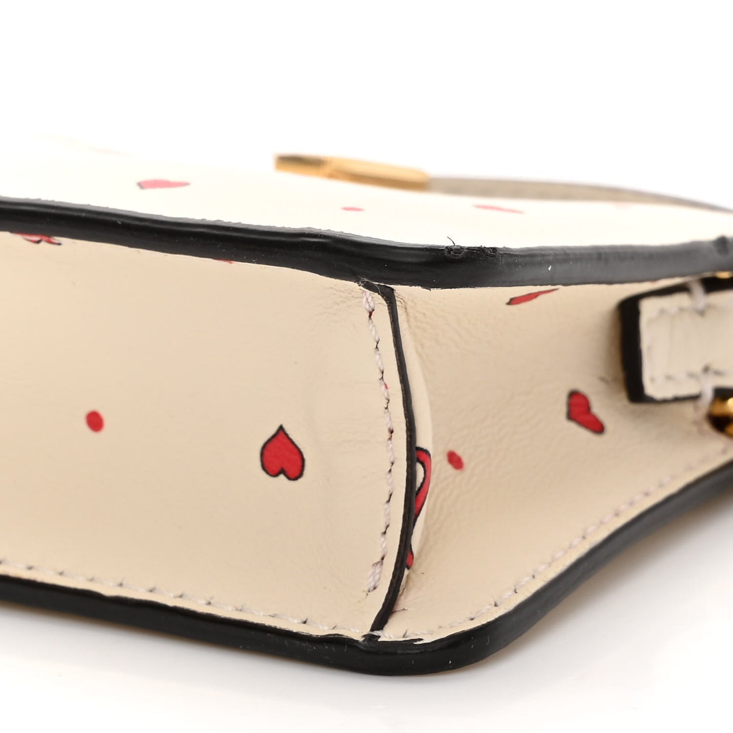 Nappa Chinese Valentines Day Karligraphy Embroidered Pico Peekaboo Charm Panna Rosso Cardinale