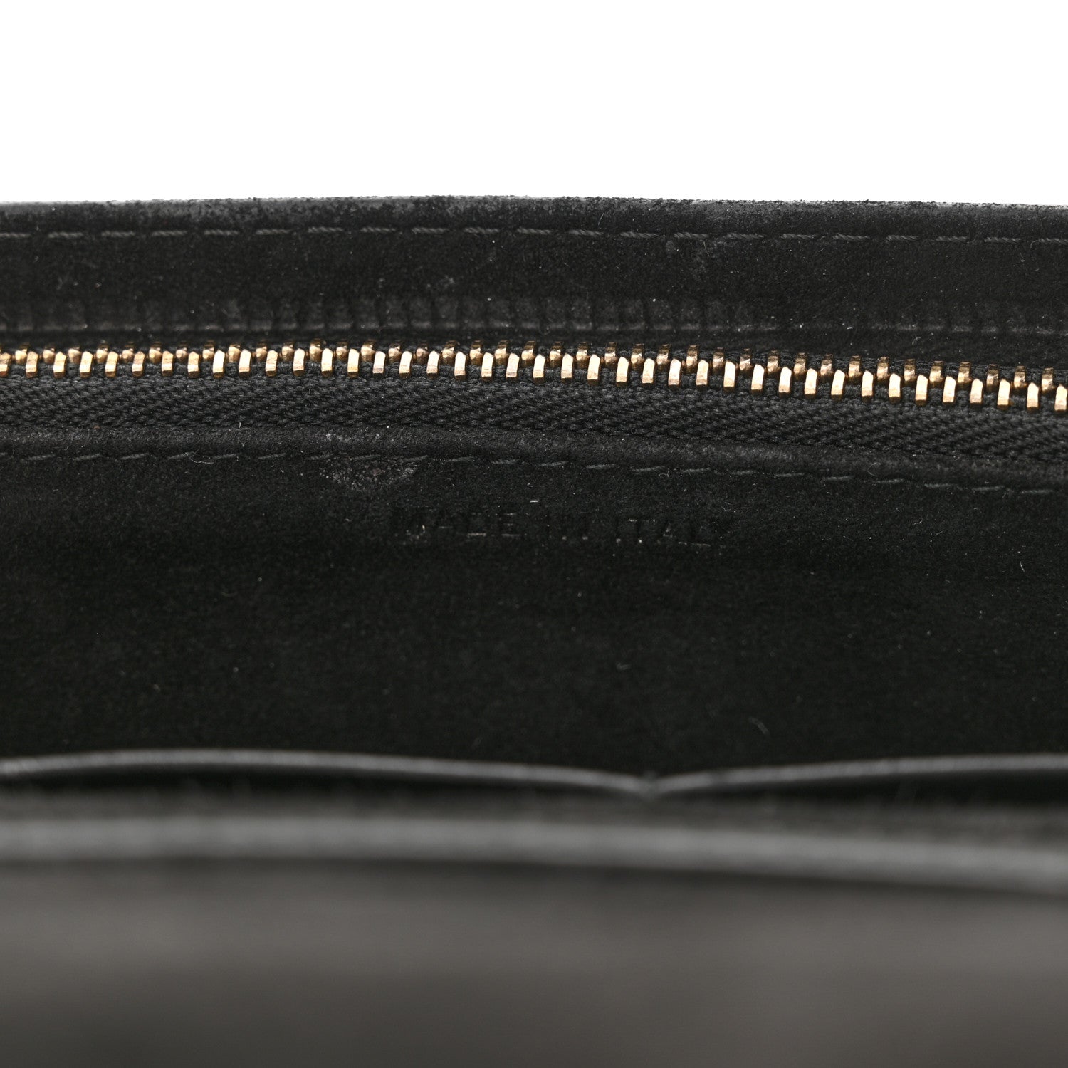 Christian Dior Calfskin Studded Diorama Wallet on Chain Pouch Black 7 of 13