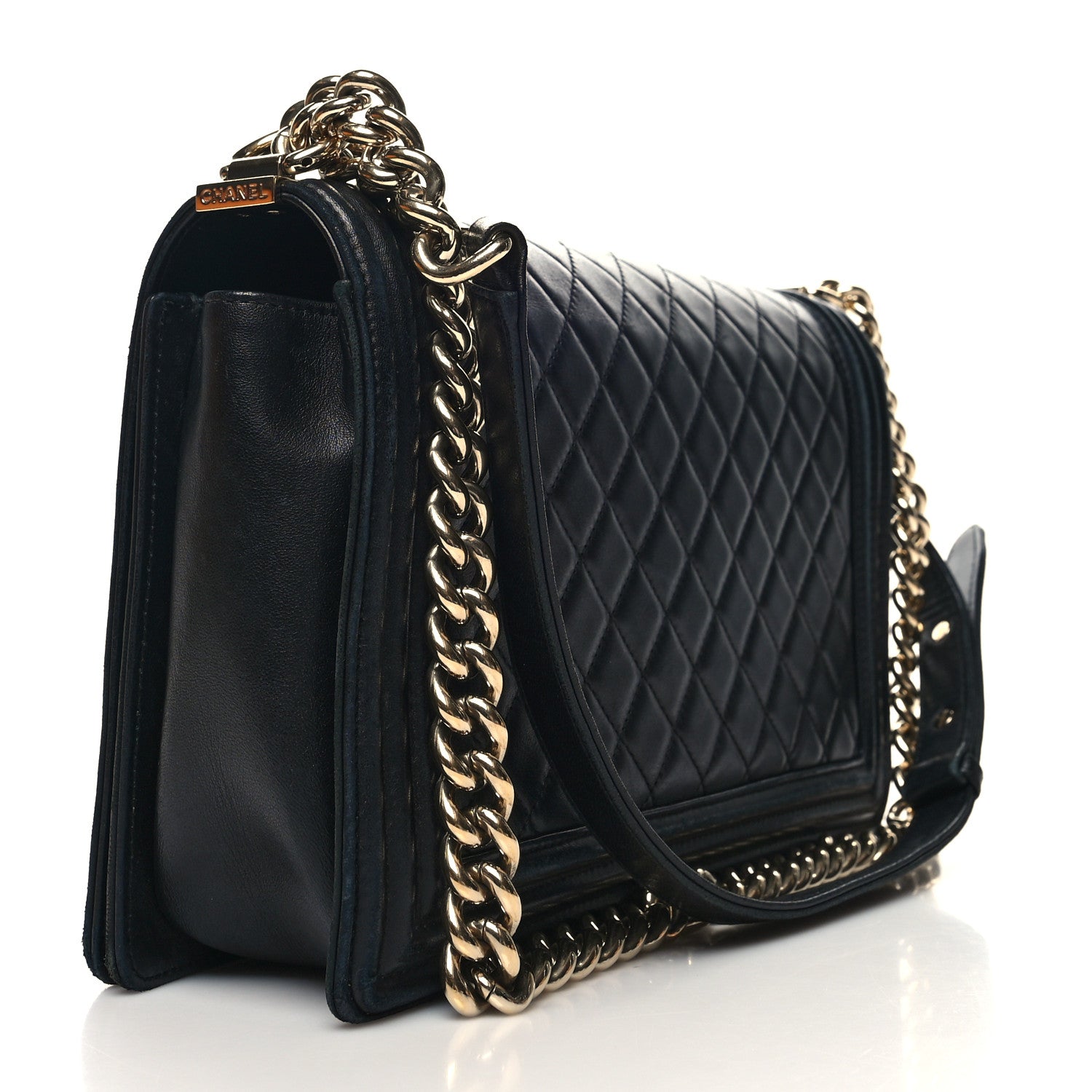 Chanel Lambskin Quilted New Medium Boy Flap Black 3 of 11