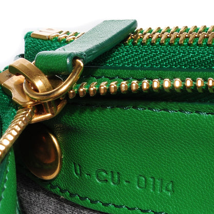 Celine Lambskin Large Trio Crossbody Bag Grass 6 of 8
